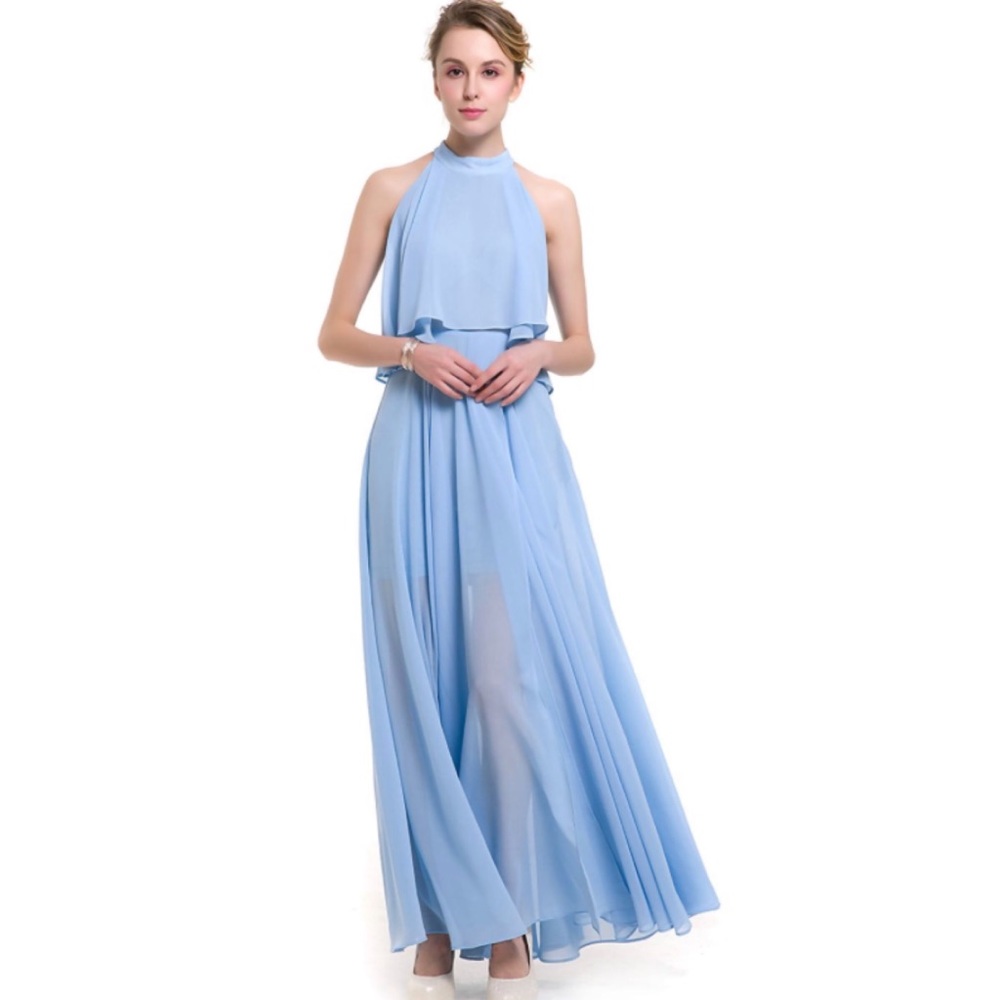 BKMGC flowy light blue maxi